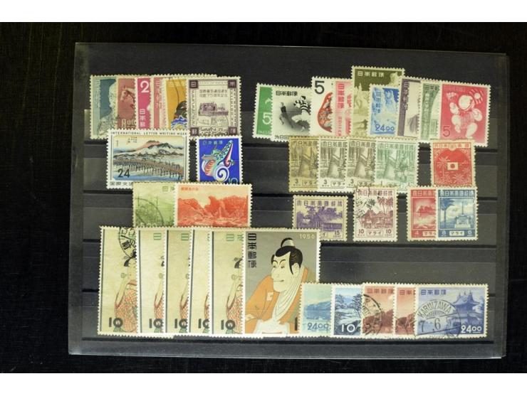 1888/1970 (ca.), postfrische, ungebrauchte und gestempelte Partie, dabei auch Ryu Kyu und Fiskalmarken