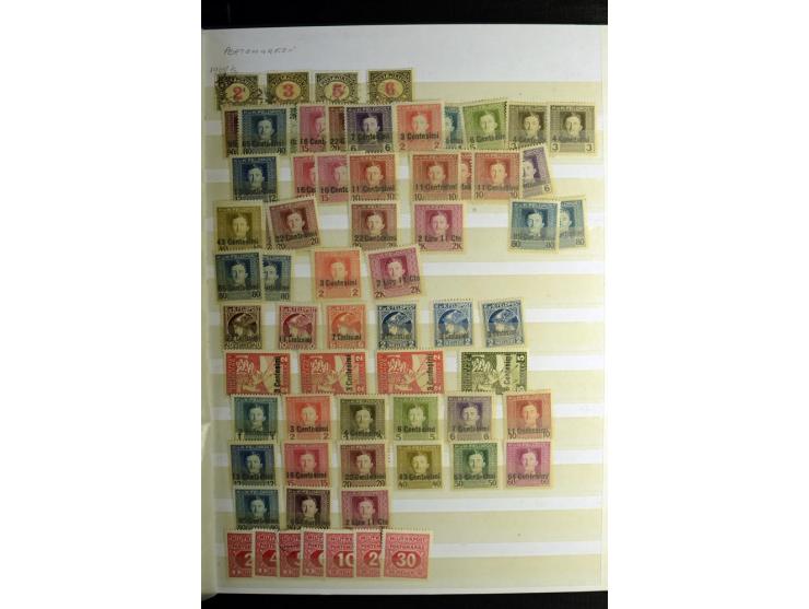 1850/1990 (ca.), postfrische, ungebrauchte und gestempelte Partie mit einer Vielzahl guter Werte, Sätze und Blocks, dabei u.a