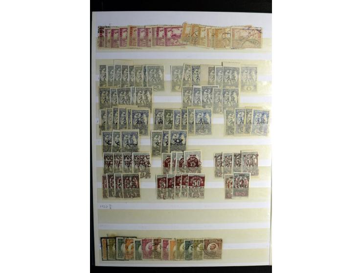 1850/1990 (ca.), postfrische, ungebrauchte und gestempelte Partie mit einer Vielzahl guter Werte, Sätze und Blocks, dabei u.a