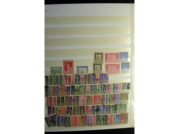 1850/1990 (ca.), postfrische, ungebrauchte und gestempelte Partie mit einer Vielzahl guter Werte, Sätze und Blocks, dabei u.a