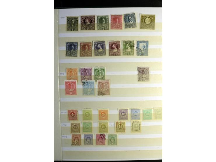 1850/1990 (ca.), postfrische, ungebrauchte und gestempelte Partie mit einer Vielzahl guter Werte, Sätze und Blocks, dabei u.a