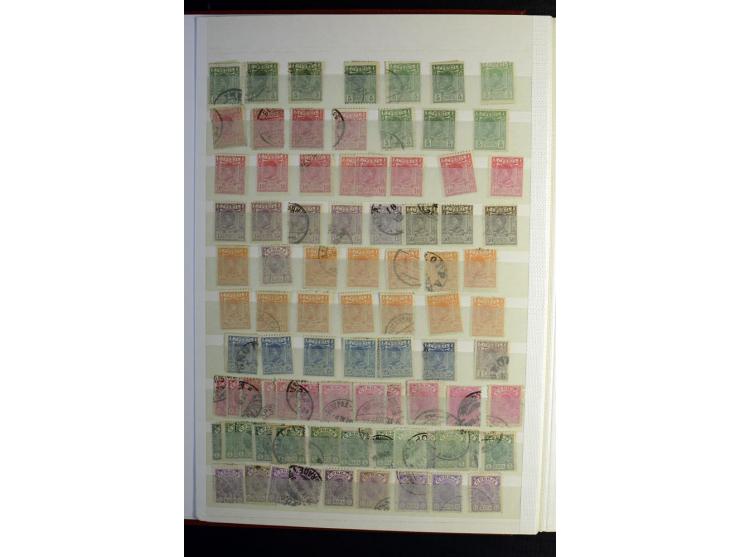1850/1990 (ca.), postfrische, ungebrauchte und gestempelte Partie mit einer Vielzahl guter Werte, Sätze und Blocks, dabei u.a