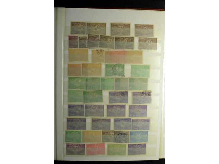 1850/1990 (ca.), postfrische, ungebrauchte und gestempelte Partie mit einer Vielzahl guter Werte, Sätze und Blocks, dabei u.a