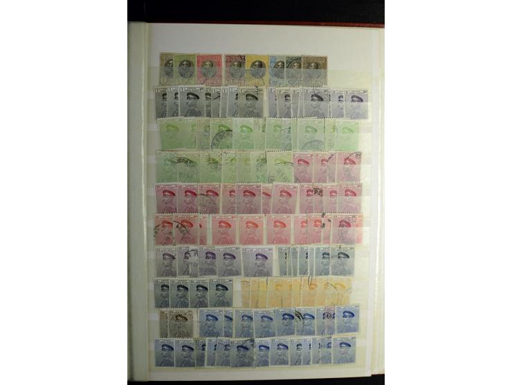 1850/1990 (ca.), postfrische, ungebrauchte und gestempelte Partie mit einer Vielzahl guter Werte, Sätze und Blocks, dabei u.a