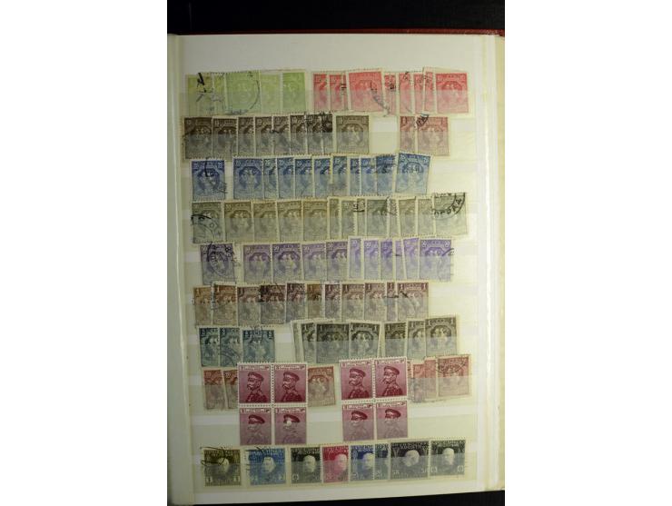 1850/1990 (ca.), postfrische, ungebrauchte und gestempelte Partie mit einer Vielzahl guter Werte, Sätze und Blocks, dabei u.a