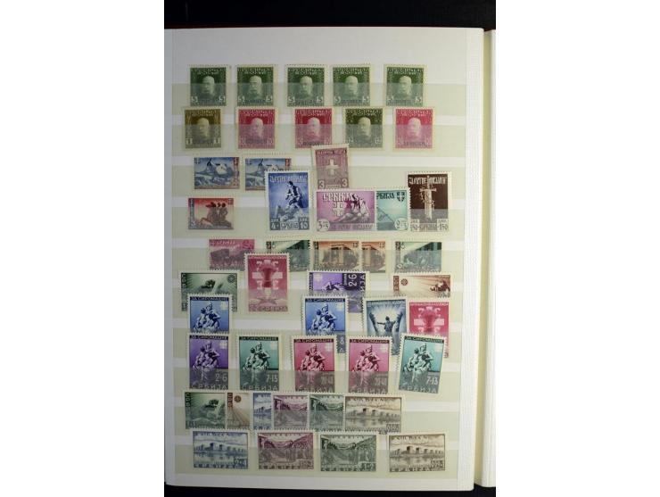 1850/1990 (ca.), postfrische, ungebrauchte und gestempelte Partie mit einer Vielzahl guter Werte, Sätze und Blocks, dabei u.a