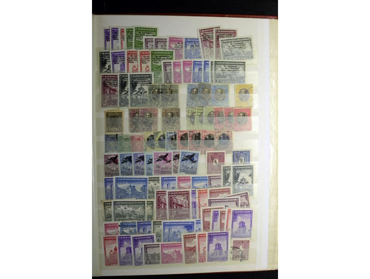 1850/1990 (ca.), postfrische, ungebrauchte und gestempelte Partie mit einer Vielzahl guter Werte, Sätze und Blocks, dabei u.a