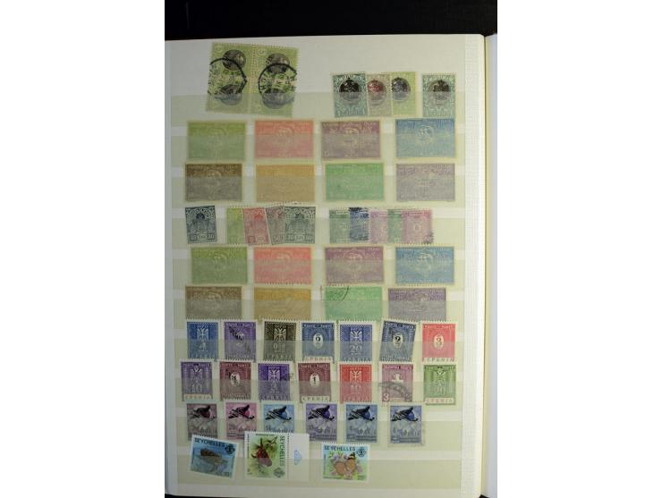 1850/1990 (ca.), postfrische, ungebrauchte und gestempelte Partie mit einer Vielzahl guter Werte, Sätze und Blocks, dabei u.a