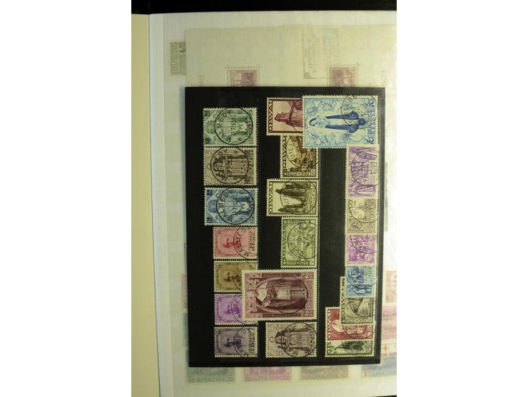 1850/1990 (ca.), postfrische, ungebrauchte und gestempelte Partie mit einer Vielzahl guter Werte, Sätze und Blocks, dabei u.a