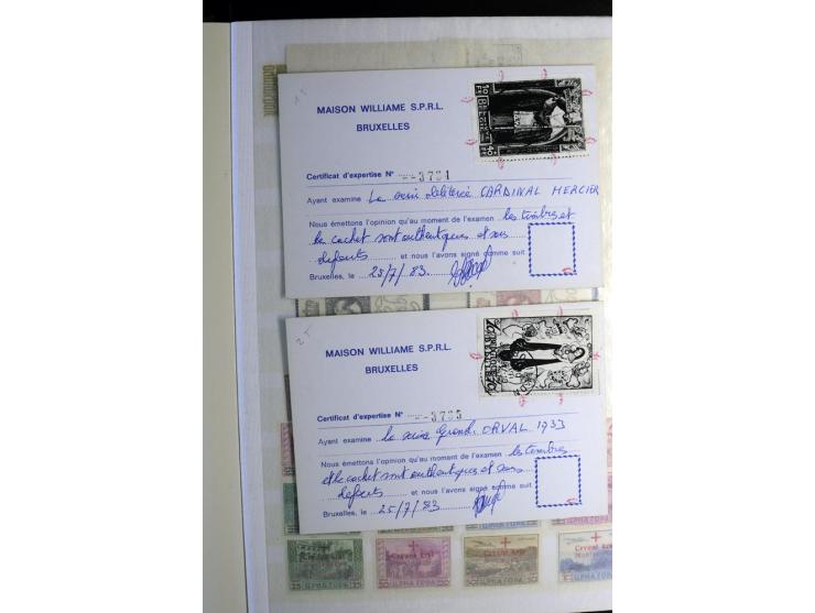 1850/1990 (ca.), postfrische, ungebrauchte und gestempelte Partie mit einer Vielzahl guter Werte, Sätze und Blocks, dabei u.a
