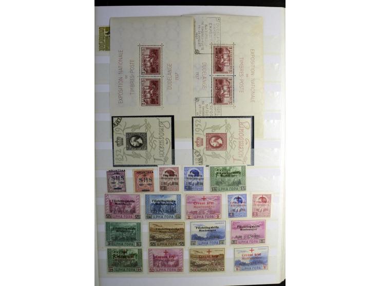 1850/1990 (ca.), postfrische, ungebrauchte und gestempelte Partie mit einer Vielzahl guter Werte, Sätze und Blocks, dabei u.a