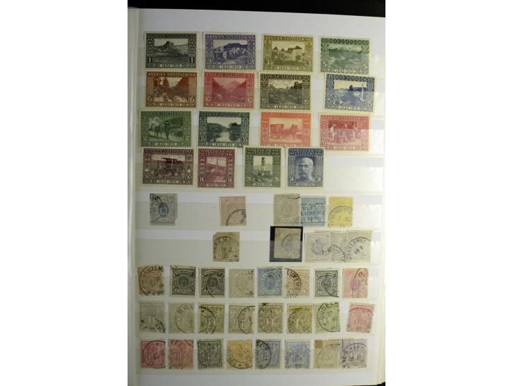 1850/1990 (ca.), postfrische, ungebrauchte und gestempelte Partie mit einer Vielzahl guter Werte, Sätze und Blocks, dabei u.a