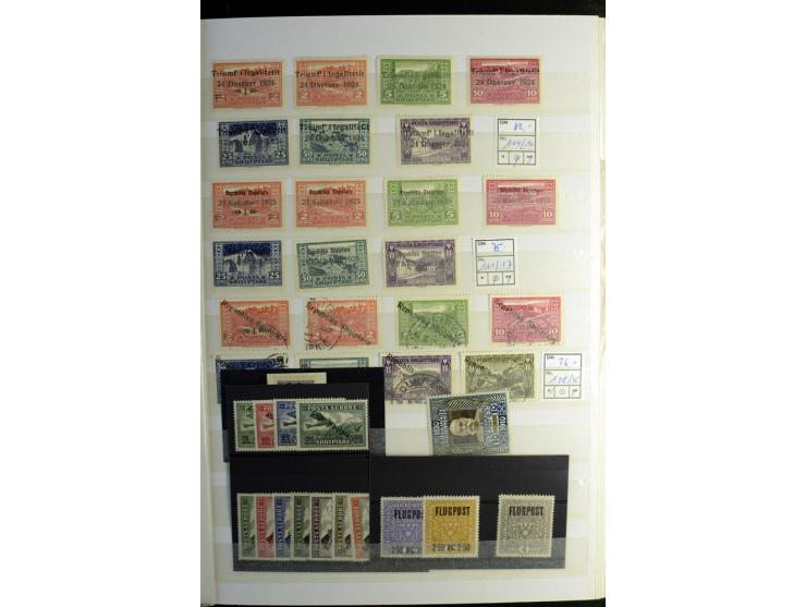 1850/1990 (ca.), postfrische, ungebrauchte und gestempelte Partie mit einer Vielzahl guter Werte, Sätze und Blocks, dabei u.a