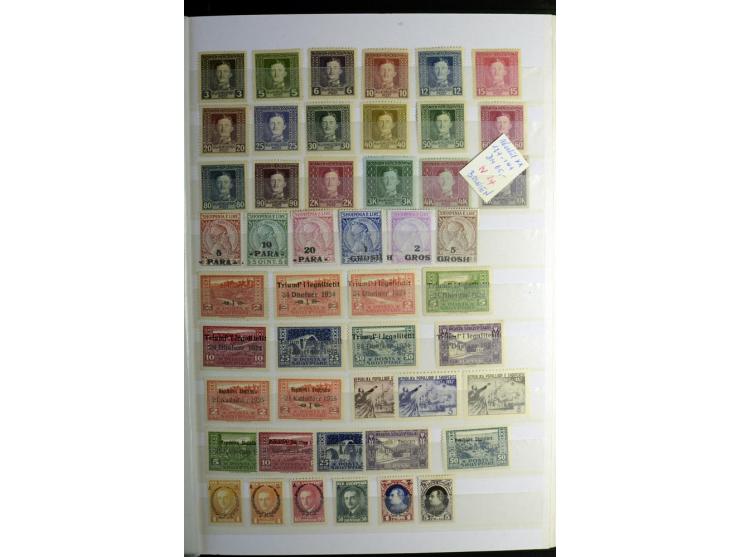 1850/1990 (ca.), postfrische, ungebrauchte und gestempelte Partie mit einer Vielzahl guter Werte, Sätze und Blocks, dabei u.a