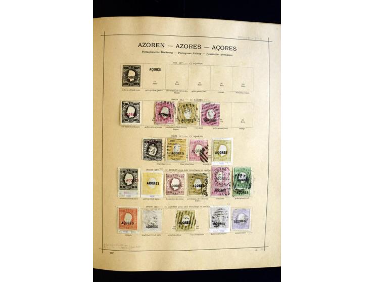 1874/1913, umfangreiche gestempelte und ungebrauchte Sammlung Angola bis Zanzibar mit vielen besseren und kpl. Ausgaben, dabe