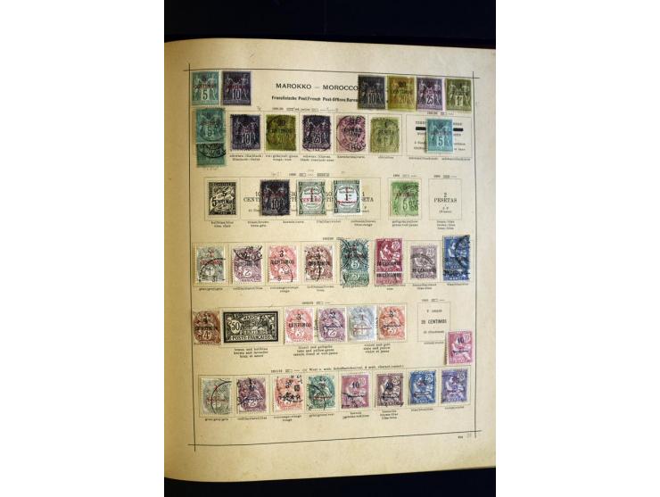 1874/1913, umfangreiche gestempelte und ungebrauchte Sammlung Angola bis Zanzibar mit vielen besseren und kpl. Ausgaben, dabe