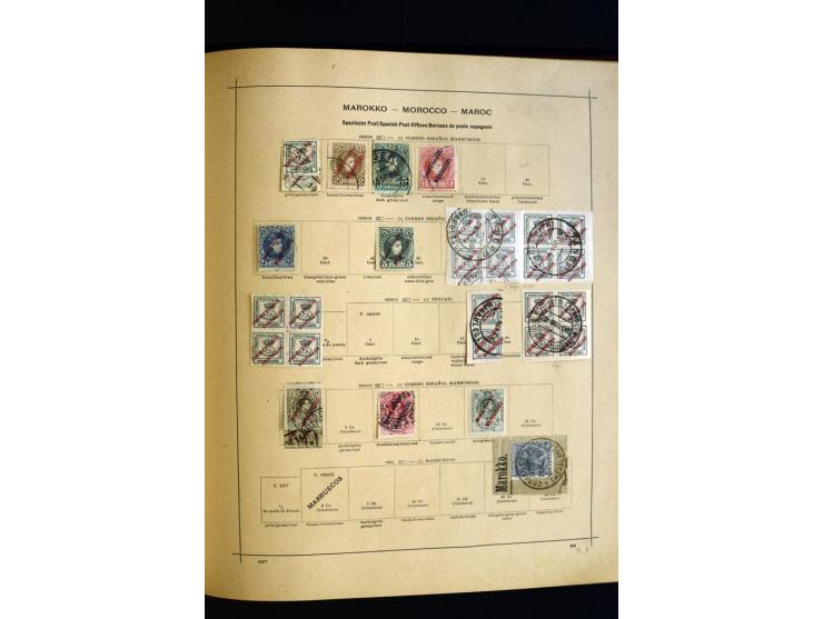1874/1913, umfangreiche gestempelte und ungebrauchte Sammlung Angola bis Zanzibar mit vielen besseren und kpl. Ausgaben, dabe