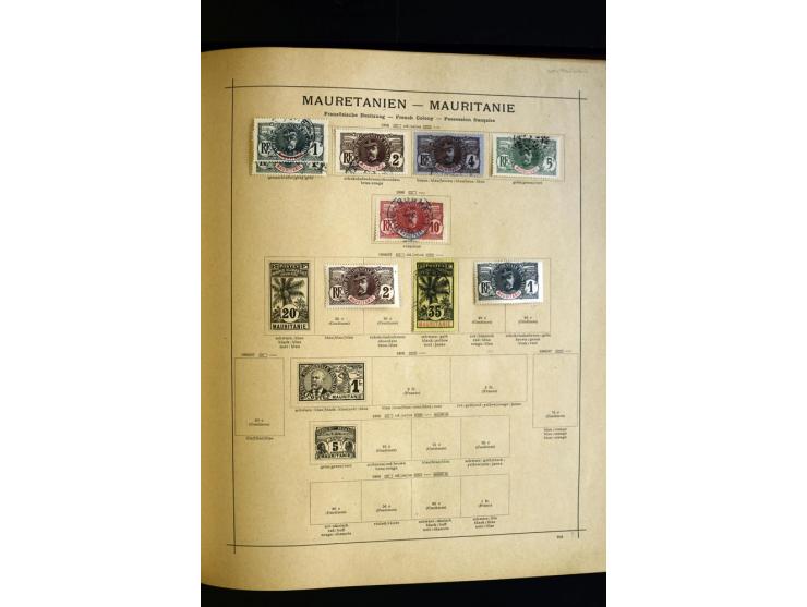 1874/1913, umfangreiche gestempelte und ungebrauchte Sammlung Angola bis Zanzibar mit vielen besseren und kpl. Ausgaben, dabe