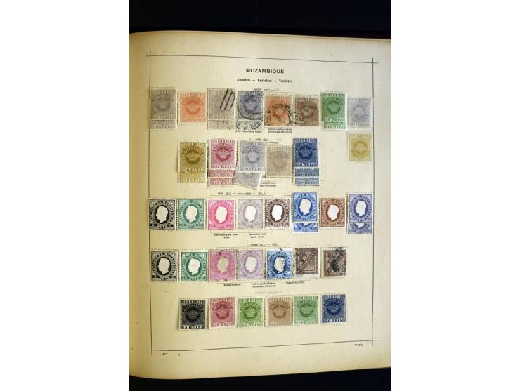 1874/1913, umfangreiche gestempelte und ungebrauchte Sammlung Angola bis Zanzibar mit vielen besseren und kpl. Ausgaben, dabe
