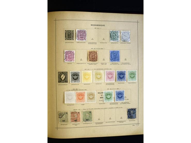1874/1913, umfangreiche gestempelte und ungebrauchte Sammlung Angola bis Zanzibar mit vielen besseren und kpl. Ausgaben, dabe