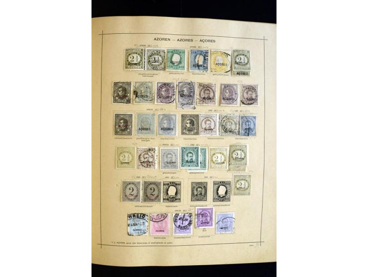 1874/1913, umfangreiche gestempelte und ungebrauchte Sammlung Angola bis Zanzibar mit vielen besseren und kpl. Ausgaben, dabe