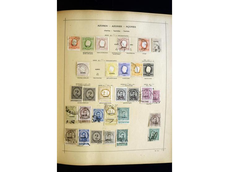 1874/1913, umfangreiche gestempelte und ungebrauchte Sammlung Angola bis Zanzibar mit vielen besseren und kpl. Ausgaben, dabe
