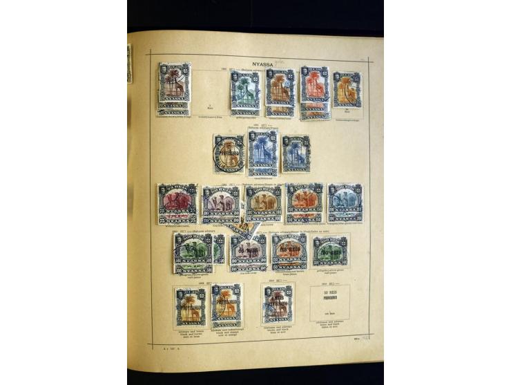 1874/1913, umfangreiche gestempelte und ungebrauchte Sammlung Angola bis Zanzibar mit vielen besseren und kpl. Ausgaben, dabe