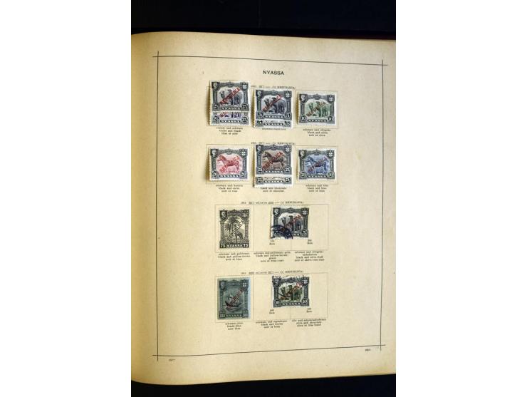 1874/1913, umfangreiche gestempelte und ungebrauchte Sammlung Angola bis Zanzibar mit vielen besseren und kpl. Ausgaben, dabe
