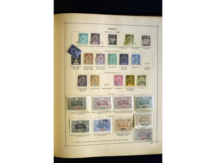 1874/1913, umfangreiche gestempelte und ungebrauchte Sammlung Angola bis Zanzibar mit vielen besseren und kpl. Ausgaben, dabe