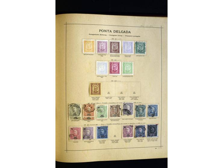 1874/1913, umfangreiche gestempelte und ungebrauchte Sammlung Angola bis Zanzibar mit vielen besseren und kpl. Ausgaben, dabe