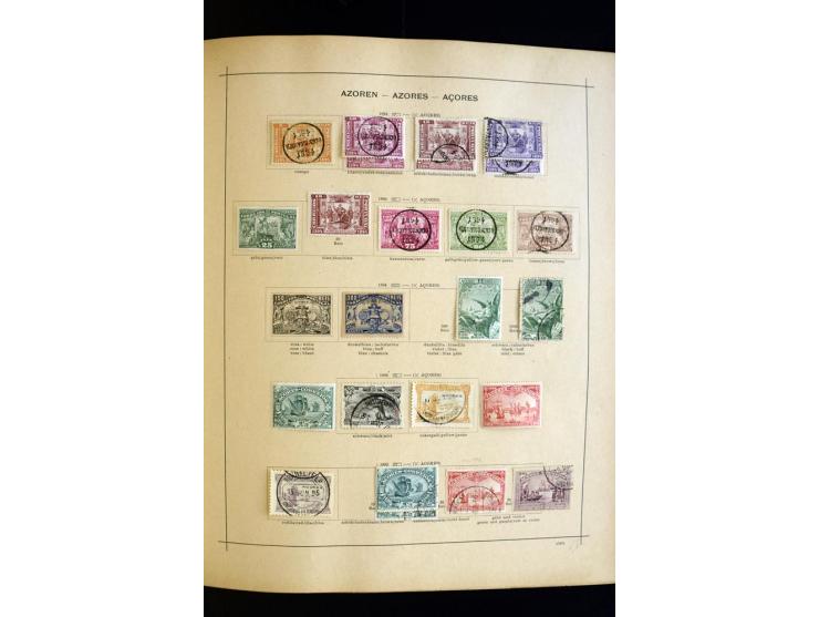 1874/1913, umfangreiche gestempelte und ungebrauchte Sammlung Angola bis Zanzibar mit vielen besseren und kpl. Ausgaben, dabe