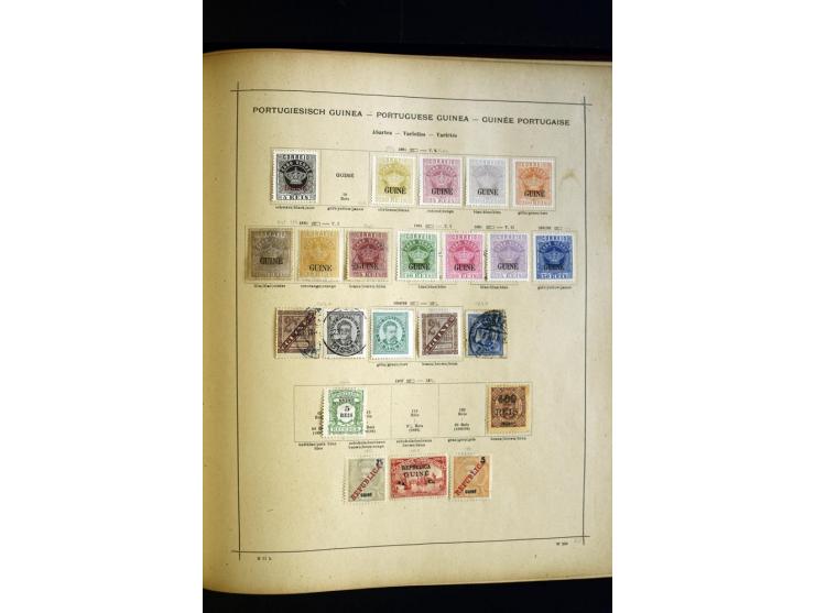 1874/1913, umfangreiche gestempelte und ungebrauchte Sammlung Angola bis Zanzibar mit vielen besseren und kpl. Ausgaben, dabe