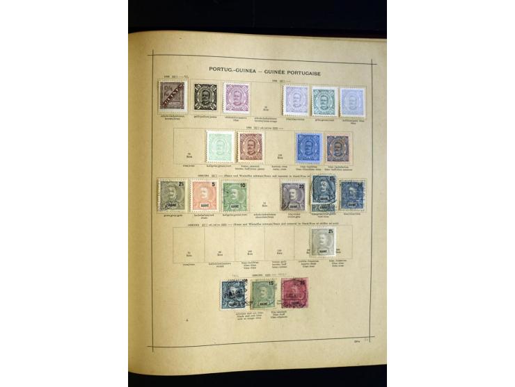 1874/1913, umfangreiche gestempelte und ungebrauchte Sammlung Angola bis Zanzibar mit vielen besseren und kpl. Ausgaben, dabe