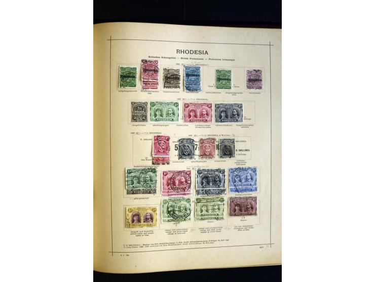 1874/1913, umfangreiche gestempelte und ungebrauchte Sammlung Angola bis Zanzibar mit vielen besseren und kpl. Ausgaben, dabe