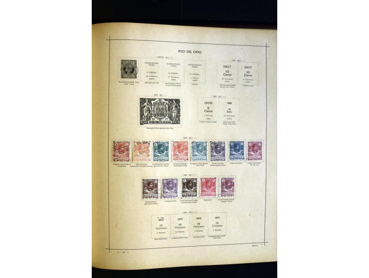 1874/1913, umfangreiche gestempelte und ungebrauchte Sammlung Angola bis Zanzibar mit vielen besseren und kpl. Ausgaben, dabe