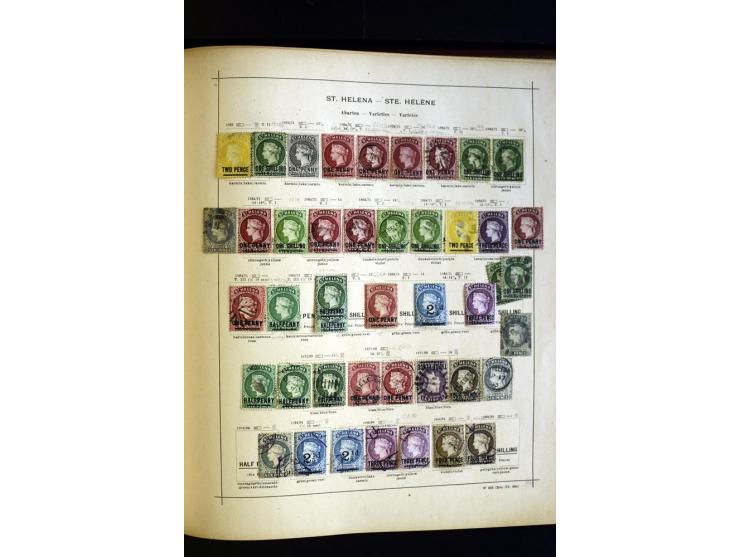 1874/1913, umfangreiche gestempelte und ungebrauchte Sammlung Angola bis Zanzibar mit vielen besseren und kpl. Ausgaben, dabe