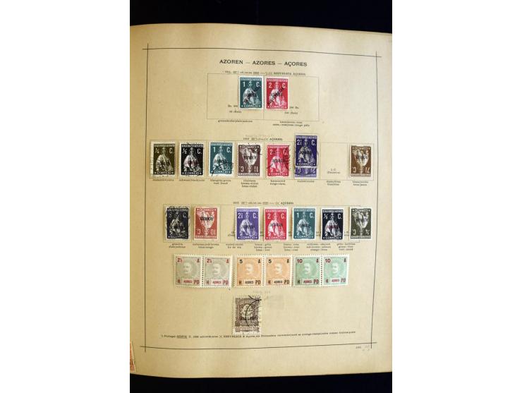 1874/1913, umfangreiche gestempelte und ungebrauchte Sammlung Angola bis Zanzibar mit vielen besseren und kpl. Ausgaben, dabe