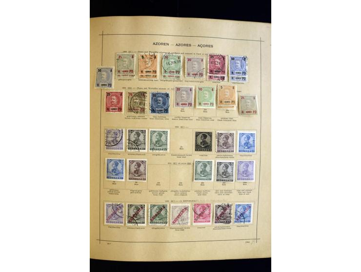 1874/1913, umfangreiche gestempelte und ungebrauchte Sammlung Angola bis Zanzibar mit vielen besseren und kpl. Ausgaben, dabe
