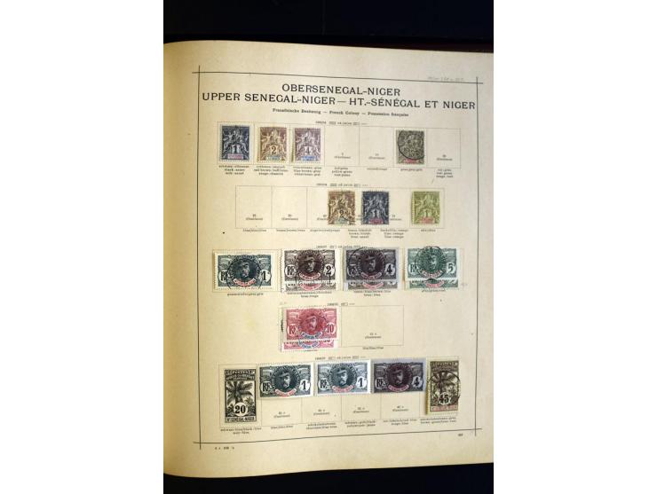 1874/1913, umfangreiche gestempelte und ungebrauchte Sammlung Angola bis Zanzibar mit vielen besseren und kpl. Ausgaben, dabe