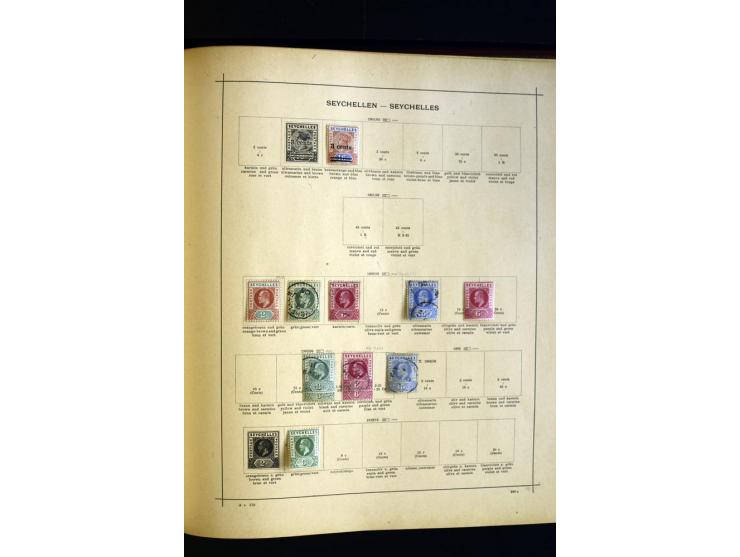 1874/1913, umfangreiche gestempelte und ungebrauchte Sammlung Angola bis Zanzibar mit vielen besseren und kpl. Ausgaben, dabe
