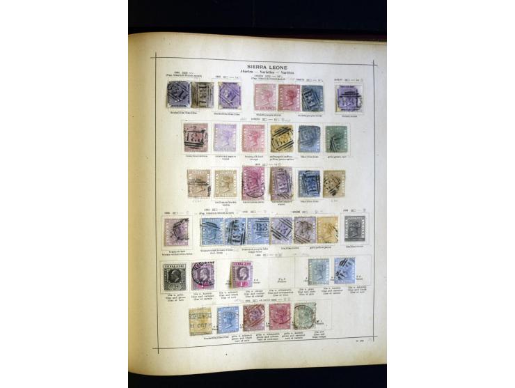 1874/1913, umfangreiche gestempelte und ungebrauchte Sammlung Angola bis Zanzibar mit vielen besseren und kpl. Ausgaben, dabe