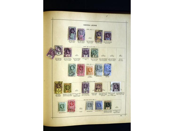 1874/1913, umfangreiche gestempelte und ungebrauchte Sammlung Angola bis Zanzibar mit vielen besseren und kpl. Ausgaben, dabe