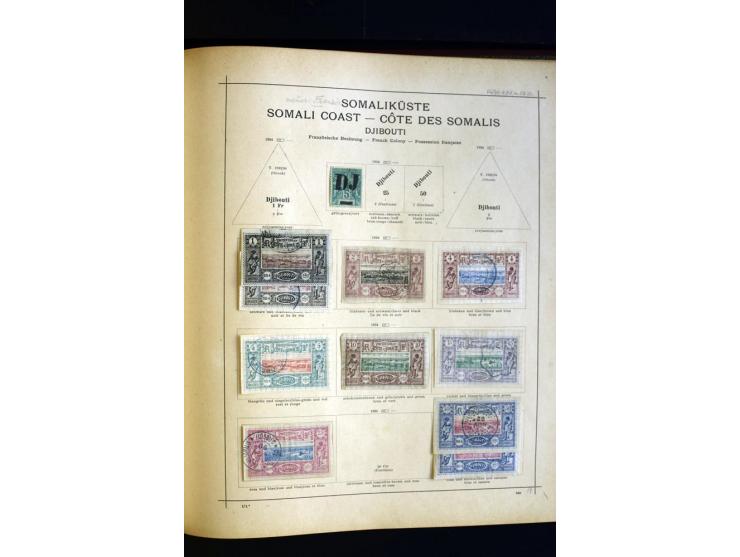 1874/1913, umfangreiche gestempelte und ungebrauchte Sammlung Angola bis Zanzibar mit vielen besseren und kpl. Ausgaben, dabe