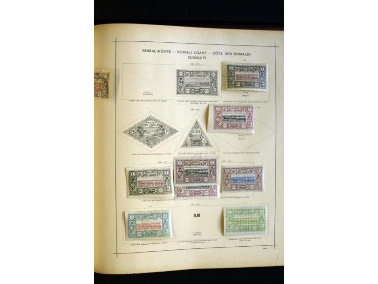 1874/1913, umfangreiche gestempelte und ungebrauchte Sammlung Angola bis Zanzibar mit vielen besseren und kpl. Ausgaben, dabe