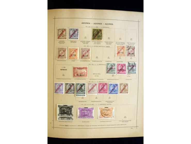 1874/1913, umfangreiche gestempelte und ungebrauchte Sammlung Angola bis Zanzibar mit vielen besseren und kpl. Ausgaben, dabe