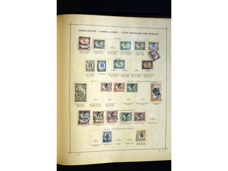 1874/1913, umfangreiche gestempelte und ungebrauchte Sammlung Angola bis Zanzibar mit vielen besseren und kpl. Ausgaben, dabe