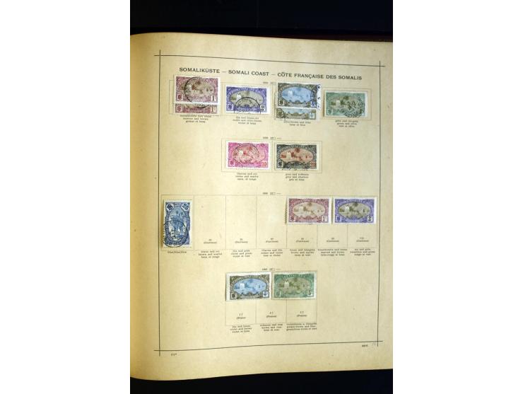 1874/1913, umfangreiche gestempelte und ungebrauchte Sammlung Angola bis Zanzibar mit vielen besseren und kpl. Ausgaben, dabe