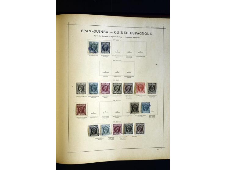 1874/1913, umfangreiche gestempelte und ungebrauchte Sammlung Angola bis Zanzibar mit vielen besseren und kpl. Ausgaben, dabe