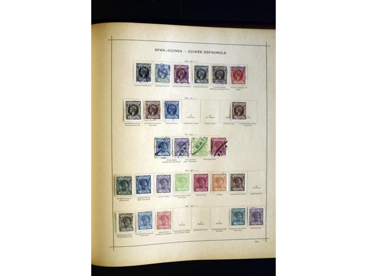 1874/1913, umfangreiche gestempelte und ungebrauchte Sammlung Angola bis Zanzibar mit vielen besseren und kpl. Ausgaben, dabe