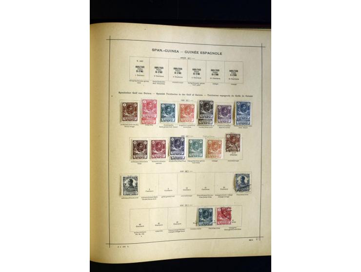 1874/1913, umfangreiche gestempelte und ungebrauchte Sammlung Angola bis Zanzibar mit vielen besseren und kpl. Ausgaben, dabe